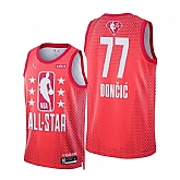 Mavericks 77 Luka Doncic Red 2022 NBA All-Star Jordan Brand Swingman Jersey,baseball caps,new era cap wholesale,wholesale hats